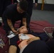 Stennis Sailors perform mass casualty drill.