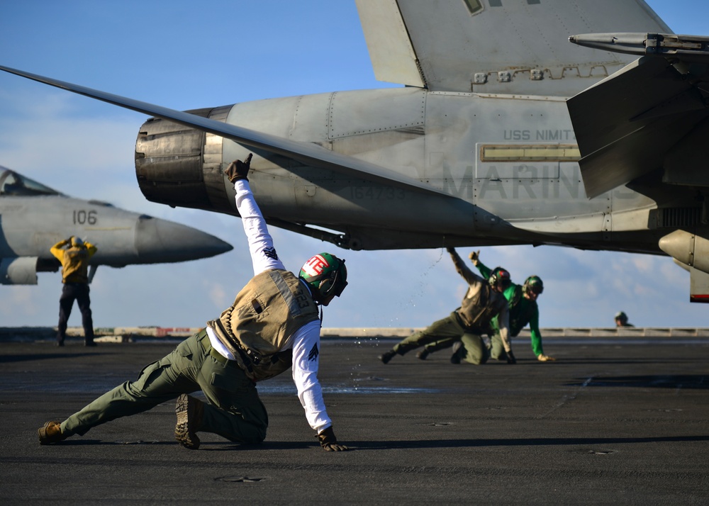 Nimitz Performs Flight Operations
