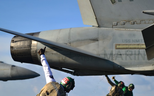 Nimitz Performs Flight Operations