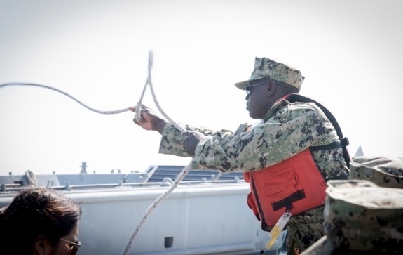 Construction Battalion 1 and Naval Cargo Handling Battalion 1 support Native Fury