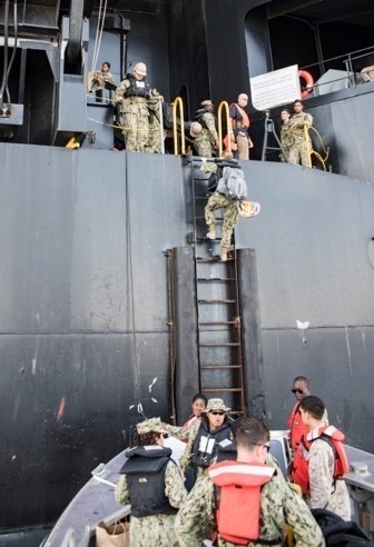 Construction Battalion 1 and Naval Cargo Handling Battalion 1 support Native Fury