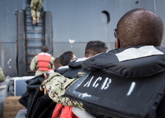 Construction Battalion 1 and Naval Cargo Handling Battalion 1 support Native Fury