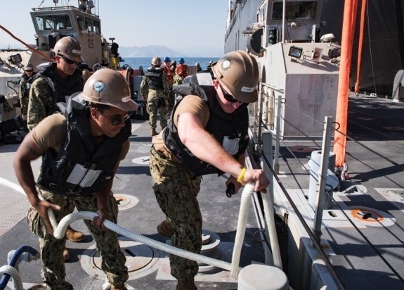 Construction Battalion 1 and Naval Cargo Handling Battalion 1 support Native Fury