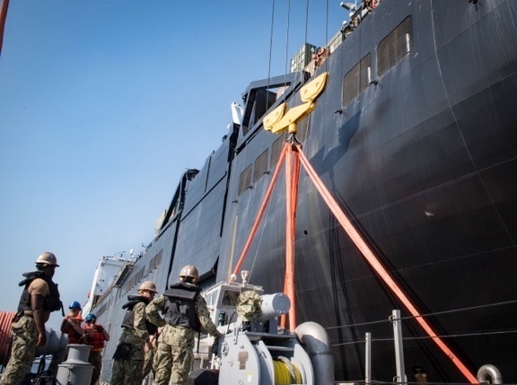 Construction Battalion 1 and Naval Cargo Handling Battalion 1 support Native Fury