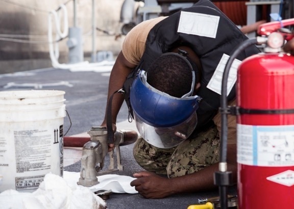 Construction Battalion 1 and Naval Cargo Handling Battalion 1 support Native Fury