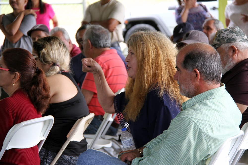Villalba, Puerto Rico Residents Provide Feedback At Public Meeting