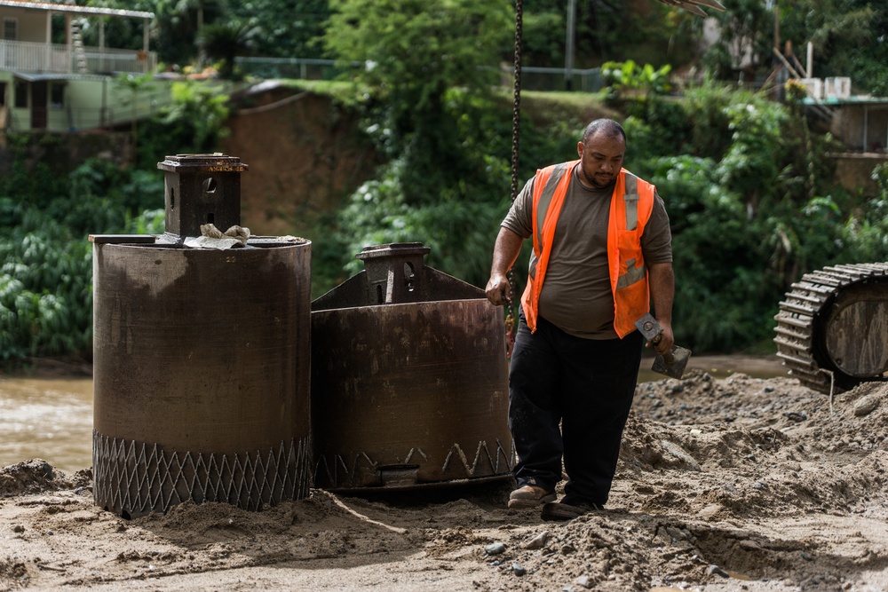 Drill bits ready for use in Utuado