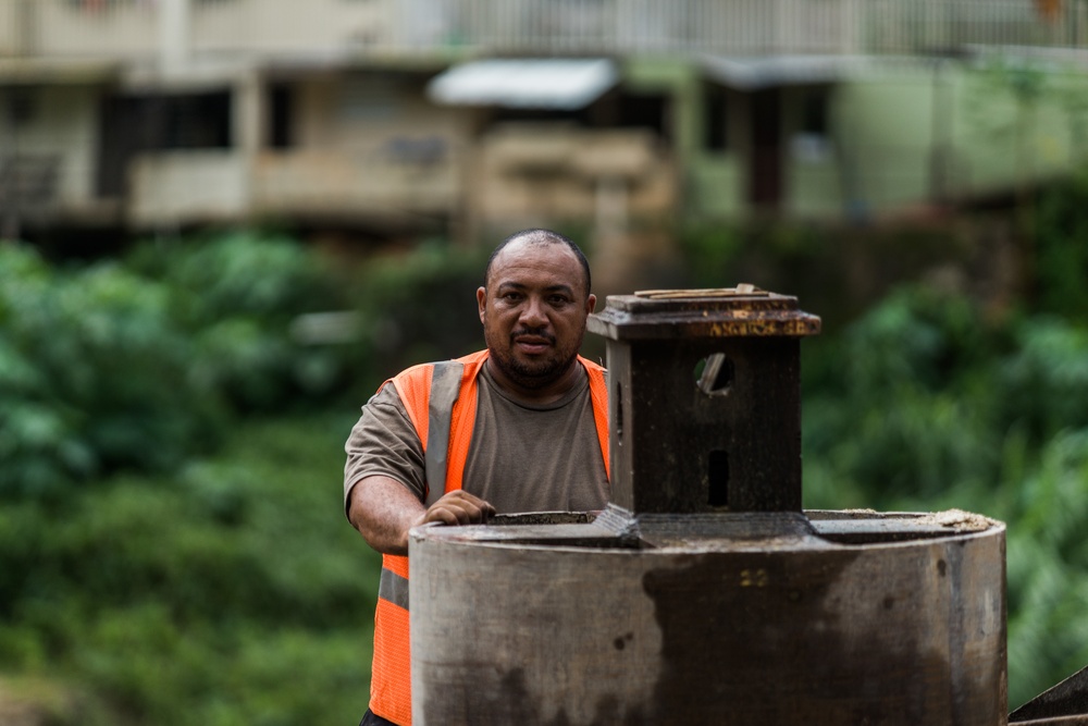 Drill bits ready for use in Utuado