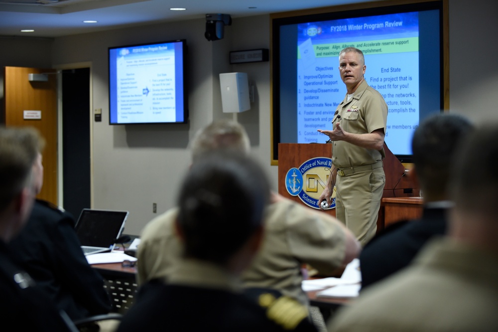 Office of Naval Research Reserve Science and Technology Component Winter Program Review