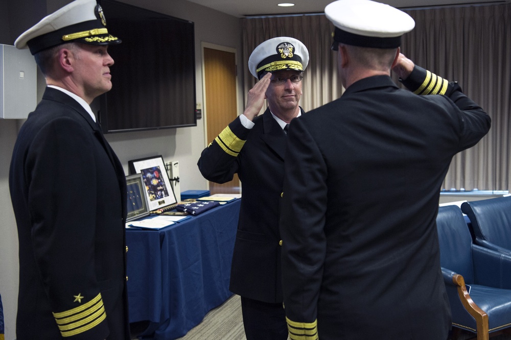 Change of Office and Retirement Ceremony for Navy Reserve Science and Technology Program