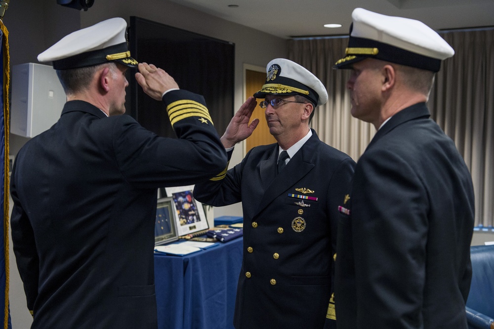 Change of Office and Retirement Ceremony for Navy Reserve Science and Technology Program