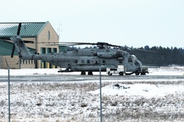 Ullr Shield 2018: Marines operate UH-1Y Venom helicopters during training at Fort McCoy