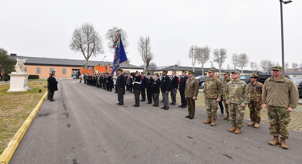 Centenary Commemoration Death of Major Carlo Ederle, Vicenza, Italy, Jan. 26, 2018.