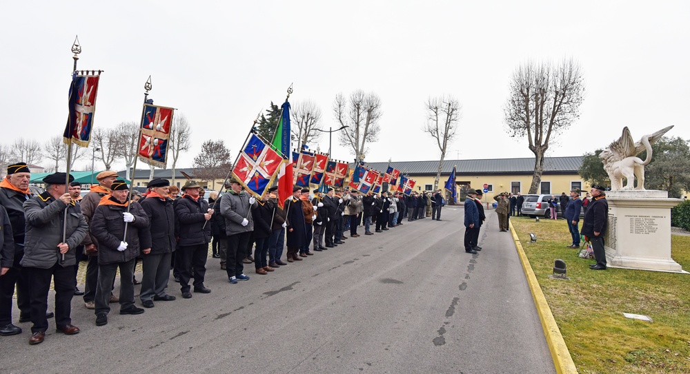 Centenary Commemoration Death of Major Carlo Ederle, Vicenza, Italy, Jan. 26, 2018.