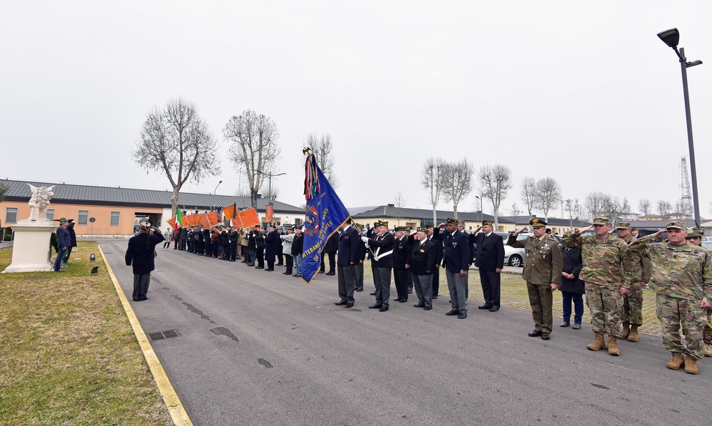 Centenary Commemoration Death of Major Carlo Ederle, Vicenza, Italy, Jan. 26, 2018.