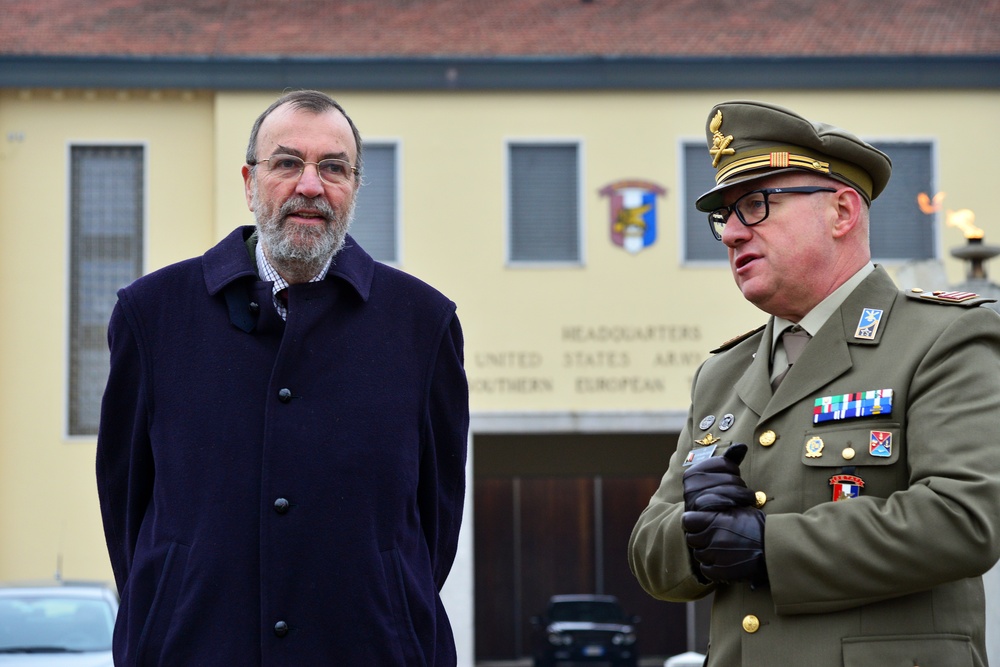 Centenary Commemoration Death of Major Carlo Ederle, Vicenza, Italy, Jan. 26, 2018.