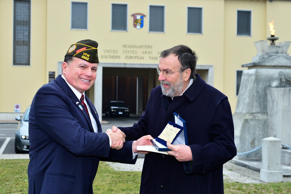 Centenary Commemoration Death of Major Carlo Ederle, Vicenza, Italy, Jan. 26, 2018.