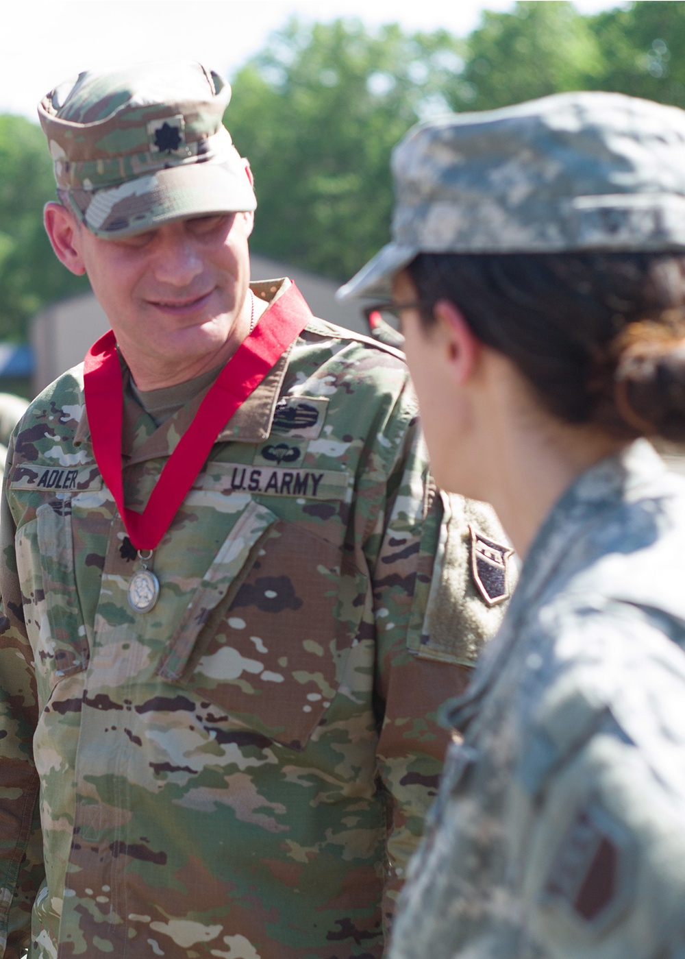 Soldier receives the Honorable Order of Saint Barbara