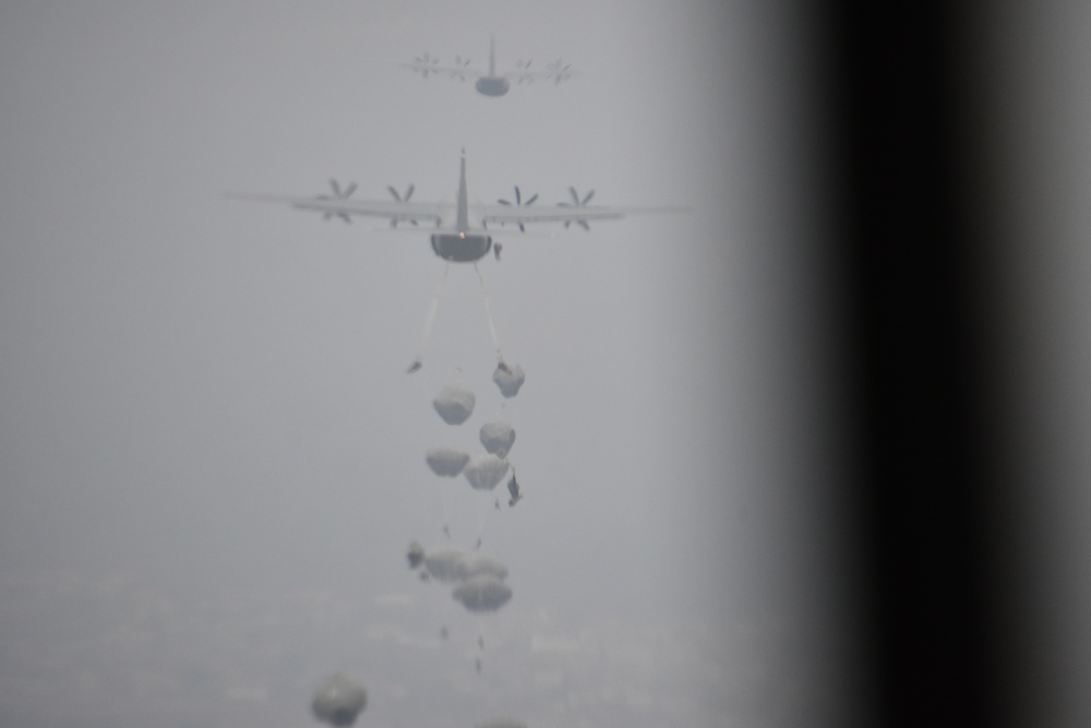 View of Paratroopers