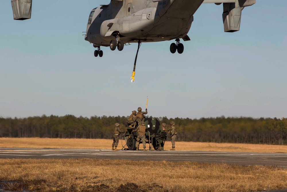 Marines with LS Co. Conduct Sling Load Operations
