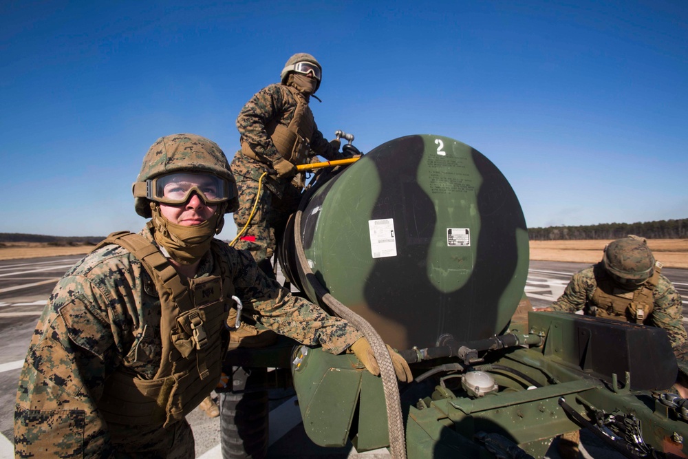 Marines with LS Co. Conduct Sling Load Operations