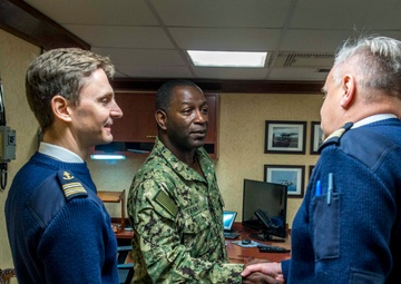 GHWB is the flagship of Carrier Strike Group (CSG) 2, which is comprised of the staff of CSG-2; GHWB; the nine squadrons and staff of Carrier Air Wing (CVW) 8; Destroyer Squadron (DESRON) 22 staff and guided-missile destroyers USS Laboon (DDG 58) and USS
