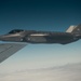 F-35A Lightning II refuels with 909th ARS