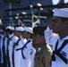 USS San Diego (LPD 22) Sailors and Marines Render Honors