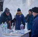 Navy Misawa snow team prepares to snow sculpt