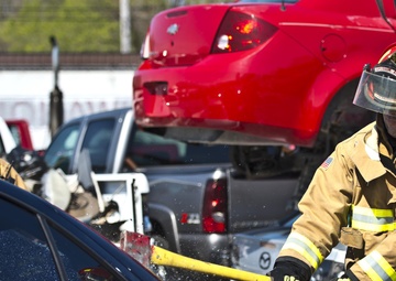 Grissom Fire Department conducts vehicle extrication training [2 of 2]