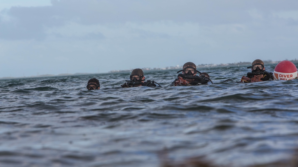 Charlie Company 2d Reconnaissance Battalion Dive Insertion Training Key West