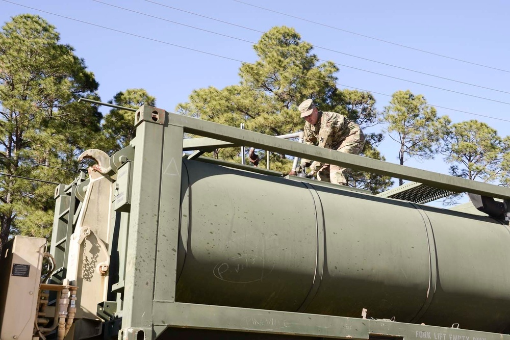 La. Guard delivers water to senior care center in Tallulah