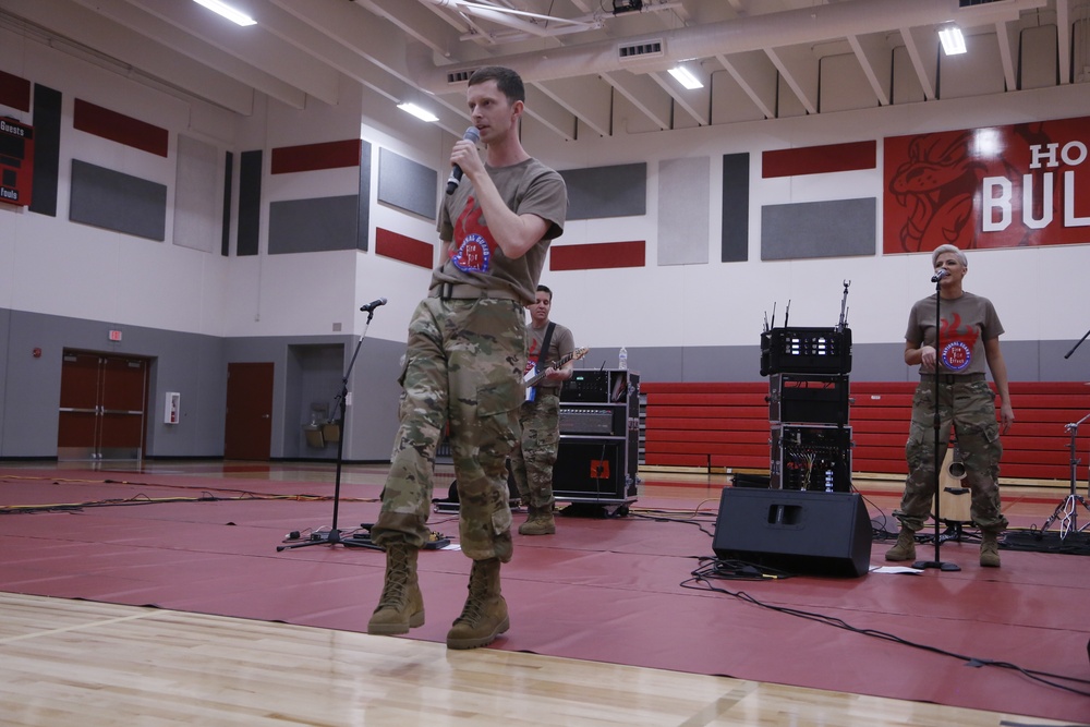 The 135th Army Band goes on tour.
