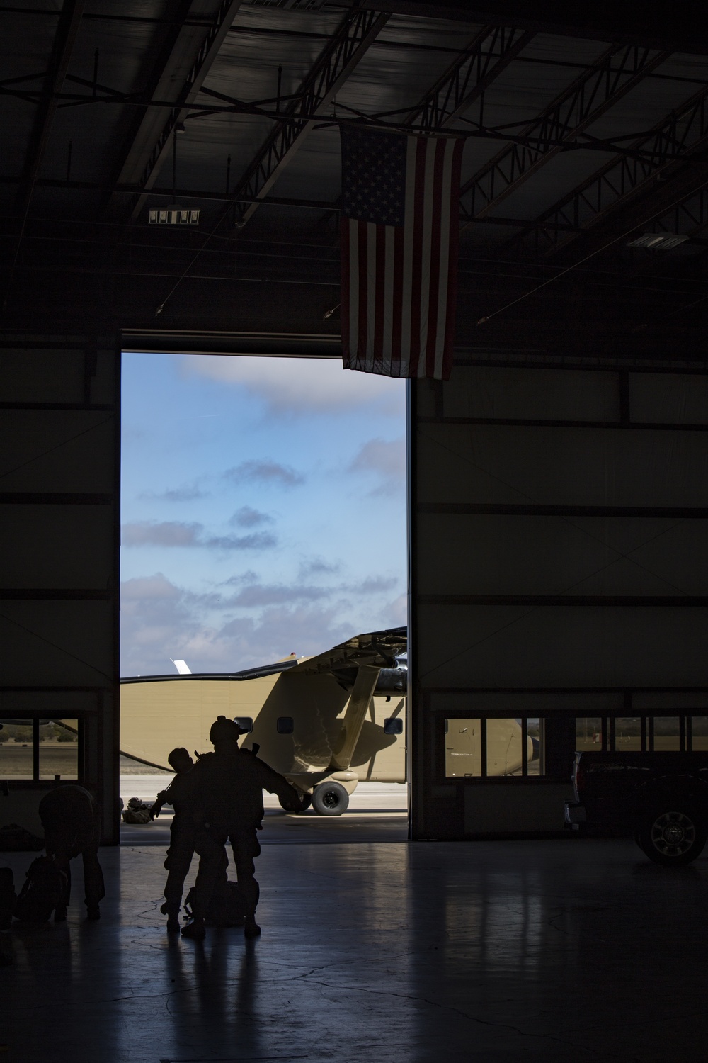 U.S. Marines with 2d Reconnaissance Bn. conduct parachute operations