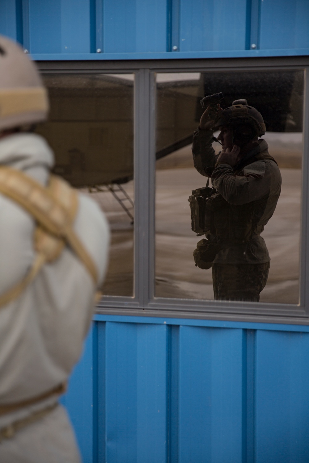 U.S. Marines with 2d Reconnaissance Bn. conduct parachute operations