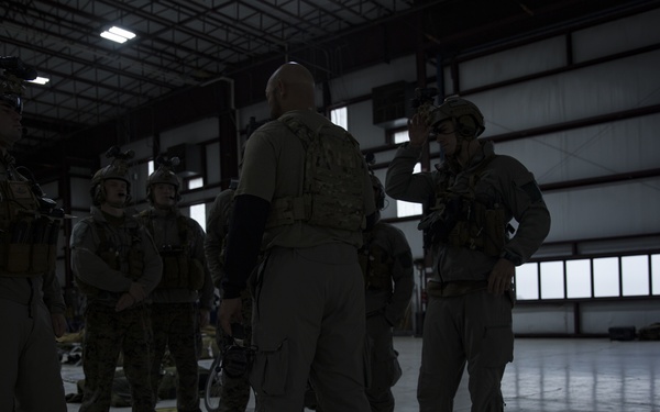 U.S. Marines with 2d Reconnaissance Bn. conduct parachute operations