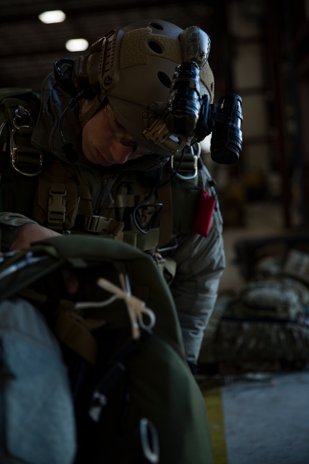 U.S. Marines with 2d Reconnaissance Bn. conduct parachute operations
