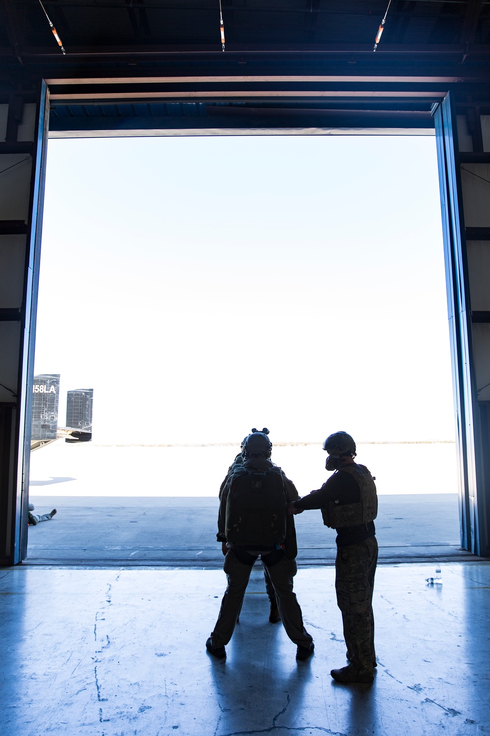 U.S. Marines with 2d Reconnaissance Bn. conduct parachute operations