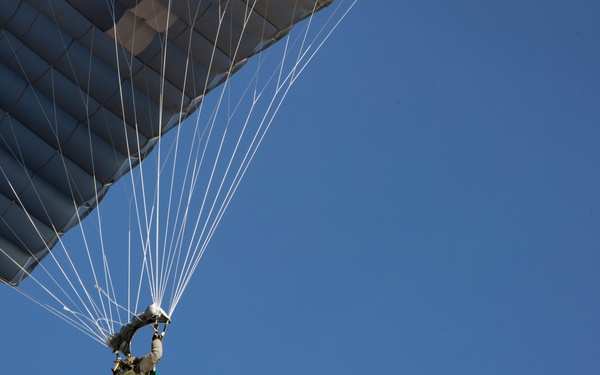 U.S. Marines with 2d Reconnaissance Bn. conduct parachute operations