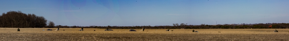 U.S. Marines with 2d Reconnaissance Bn. conduct parachute operations