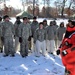 Service members battle icy conditions in cold-water immersion training at Fort McCoy
