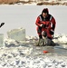 Service members battle icy conditions in cold-water immersion training at Fort McCoy