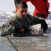 Service members battle icy conditions in cold-water immersion training at Fort McCoy