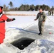 Service members battle icy conditions in cold-water immersion training at Fort McCoy