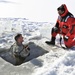 Service members battle icy conditions in cold-water immersion training at Fort McCoy
