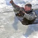 Service members battle icy conditions in cold-water immersion training at Fort McCoy