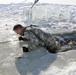 Service members battle icy conditions in cold-water immersion training at Fort McCoy