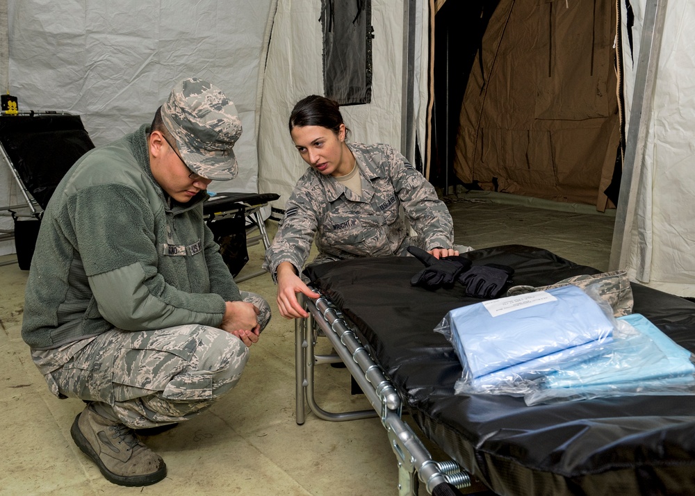 En-Route Patient Staging System setup