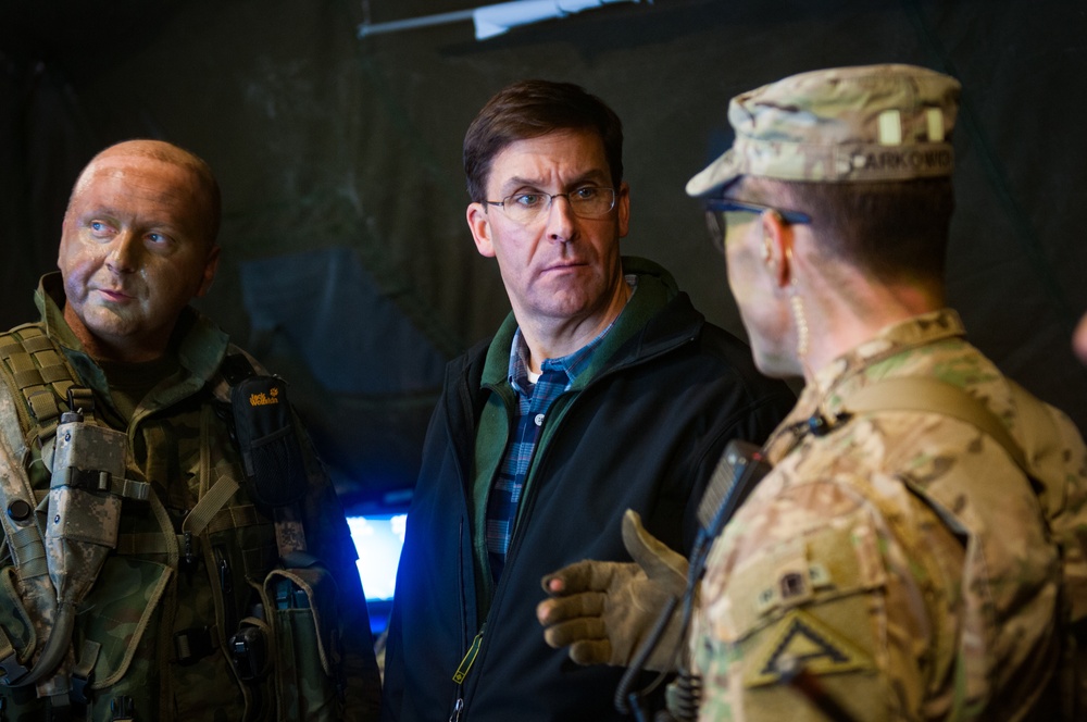 Secretary of the Army visits Soldiers at Allied Spirit VIII 