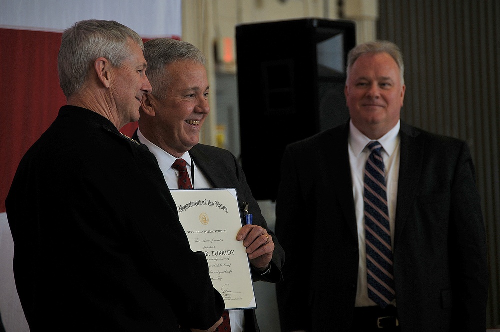 Tubridy Earns U.S. Navy Superior Civilian Service Award